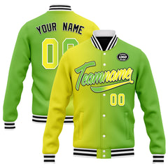 Custom Gradient Fashion Jacket Bomber Full-Snap Varsity Letterman Personalized Jacket FZ005-D028015-12
