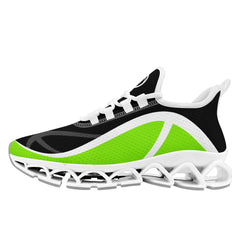 Custom Black Green Maxsoul Shoes Personalized Sneaker FN003XD-D020391-19
