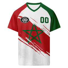 Custom Morocco 2026 World Cup Football Shirt Customized Soccer Jersey for Fans Add Your Name & Number FZ190-F009117-4