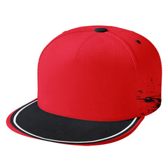 Custom Red Blue Houston Hat Sport Design Cap Stitched Adjustable Personalized PR067B-D020261-12