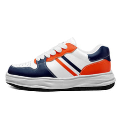 Custom Blue Orange Denver Shoes Personalized Sneaker FN032-D020389-10