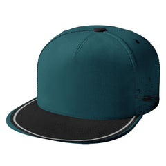 Custom Green Black Philadelphia Hat Sport Design Cap Stitched Adjustable Personalized PR067B-D020261-23