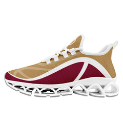 Custom Red Gold Maxsoul Shoes Personalized Sneaker FN003XD-D020391-16