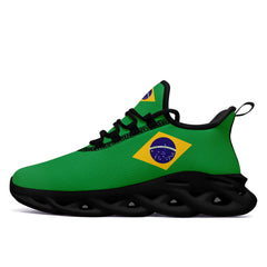 Custom 2026 World Cup Brazil Sneakers DIY Country Flag Running Shoes Lightweight Sport Shoes Gift for Football Fans Personalized Team Name and Logo FN003-F027045-1