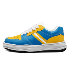 Custom Blue Yellow Los Angeles Shoes Personalized Sneaker FN032-D020389-22