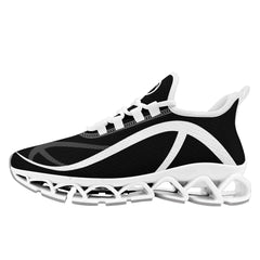 Custom Black White Maxsoul Shoes Personalized Sneaker FN003XD-D020391-15