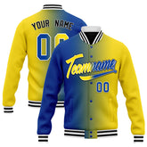Custom Split Fashion Jacket Bomber Full-Snap Varsity Letterman Personalized Jacket FZ005-D028014-3