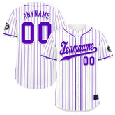 Custom Stripe Fashion Personalized Authentic Baseball Jersey BSBJ01-E025078-4