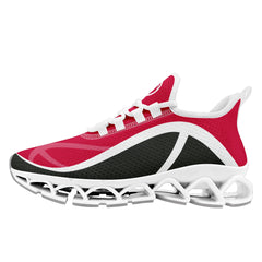 Custom Red Gray Maxsoul Shoes Personalized Sneaker FN003XD-D020391-10