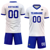 Custom France White Blue Soccer Sets Jersey Personalized SCJ101-D06141