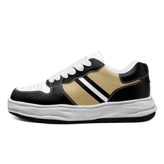 Custom Black Gold New Orleans Shoes Personalized Sneaker FN032-D020389-19