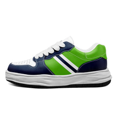 Custom Blue Green Seattle Shoes Personalized Sneaker FN032-D020389-27