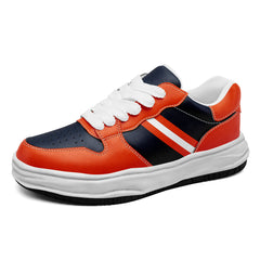 Custom Blue Orange Chicago Shoes Personalized Sneaker FN032-D020389-7
