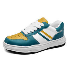 Custom Green Yellow Jacksonville Shoes Personalized Sneaker FN032-D020389-16