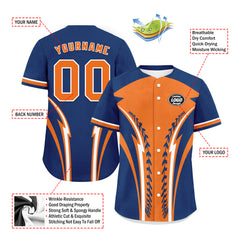 Custom Personalized Authentic Baseball Jersey BSBJ01-E023019-12
