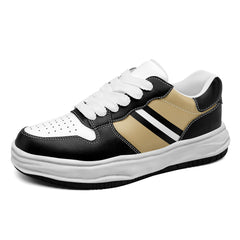 Custom Black Gold New Orleans Shoes Personalized Sneaker FN032-D020389-19