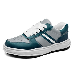 Custom Green Gray Philadelphia Shoes Personalized Sneaker FN032-D020389-23