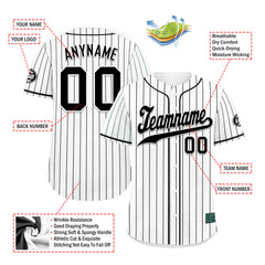 Custom Stripe Fashion Personalized Authentic Baseball Jersey BSBJ01-E025078-3