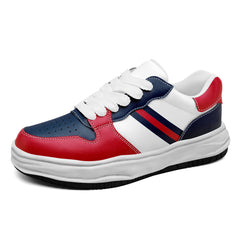 Custom Red Blue New England Shoes Personalized Sneaker FN032-D020389-26