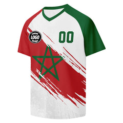 Custom Morocco 2026 World Cup Football Shirt Customized Soccer Jersey for Fans Add Your Name & Number FZ190-F009117-4
