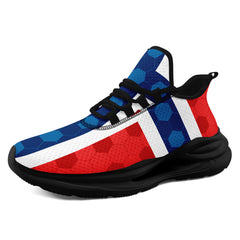 Custom 2026 World Cup Norway Sneakers DIY Country Flag Running Shoes Lightweight Sport Shoes Gift for Football Fans Personalized Team Name and Logo FN079-F027070-1