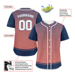 Custom Personalized Authentic Baseball Jersey BSBJ01-E025047-13