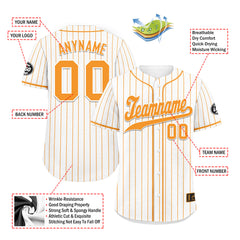 Custom Stripe Fashion Personalized Authentic Baseball Jersey BSBJ01-E025078-1