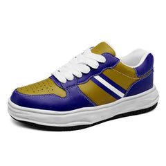 Custom Purple Yellow Baltimore Shoes Personalized Sneaker FN032-D020389-2