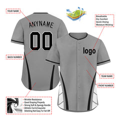 Custom Illinois Personalized Authentic Baseball Jersey BSBJ01-E06042-7Q
