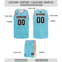 Custom Blue City Edition Personalized Sports Uniform Authentic Basketball Jersey BBJ01-D06101-27