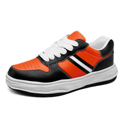 Custom Black Orange Cincinnati Shoes Personalized Sneaker FN032-D020389-6
