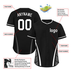 Custom Michigan Personalized Authentic Baseball Jersey BSBJ01-E06042-11Q
