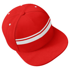 Custom Red New York Hat Sport Design Cap Stitched Adjustable Personalized PR067B-D020262-21
