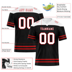 Custom Atlanta Personalized Authentic Football Jersey FBJ02-E0607-28