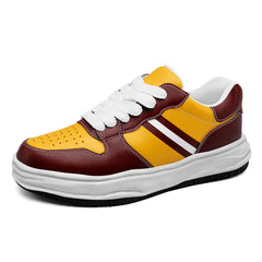 Custom Red Yellow Washington Shoes Personalized Sneaker FN032-D020389-31