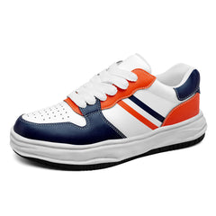 Custom Blue Orange Denver Shoes Personalized Sneaker FN032-D020389-10