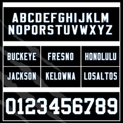 Custom Black White Nevada High-Performance American Football Jersey FBJ06-D023001-20