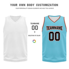 Custom Blue City Edition Personalized Sports Uniform Authentic Basketball Jersey BBJ01-D06101-27