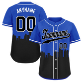 Custom Blue Black City Edition Personalized Authentic Baseball Jersey BSBJ01-D017127