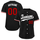 Custom Black Classic Style White Personalized Authentic Baseball Jersey BSBJ01-bd0faab
