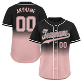 Custom Black Pink Fade Fashion Personalized Authentic Baseball Jersey BSBJ01-D0a70d9