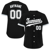Custom Black Classic Style White Personalized Authentic Baseball Jersey BSBJ01-bd0faa7