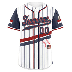 Custom Vintage Personalized Authentic Baseball Jersey BSBJ01-E025021-4