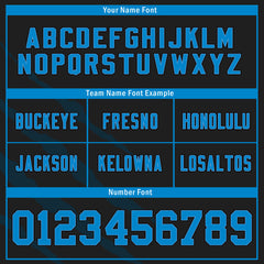 Custom Blue Black North Carolina High-Performance American Football Jersey FBJ06-D023001-5