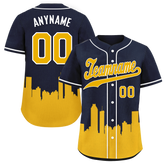 Custom Blue Orange City Edition Personalized Authentic Baseball Jersey BSBJ01-D017134