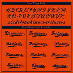 Custom Blue Orange Chicago Jacket Bomber Full-Snap Varsity Letterman Personalized Jacket FZ005SX-D020290-7