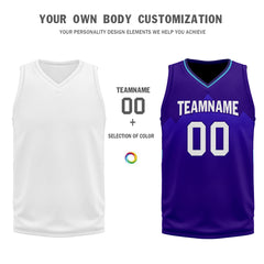 Custom Purple City Edition Personalized Sports Uniform Authentic Basketball Jersey BBJ01-D06101-29