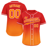 Custom Red Orange Fade Fashion Personalized Authentic Baseball Jersey BSBJ01-D0a70df