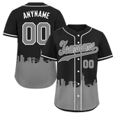 Custom Black Gray City Edition Personalized Authentic Baseball Jersey BSBJ01-D017125