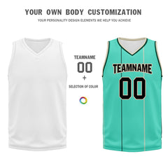 Custom Mint Green Black City Edition Personalized Sports Uniform Authentic Basketball Jersey BBJ01-D06101-4